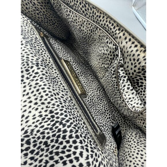 Dream Control clutch handbag purse gold snap front adjustable strap 2 zip READ - Picture 12 of 13